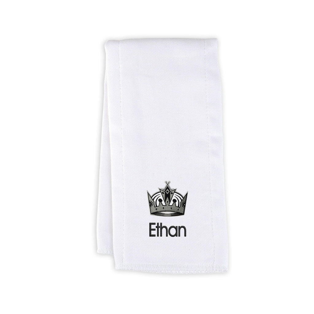 Personalized Los Angeles Kings Burp Cloth - Designs by Chad & Jake