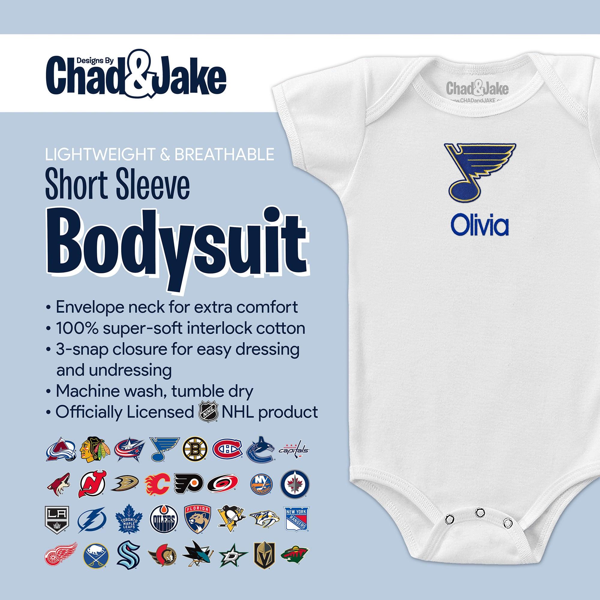 Personalized NHL St. Louis Blues Baby Bodysuit