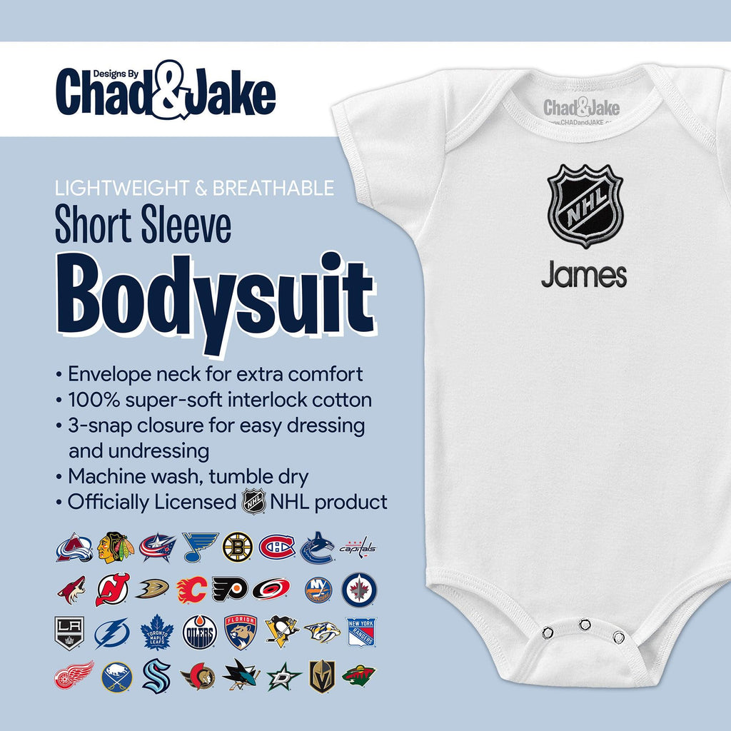 Personalized NHL Shield Bodysuit - Designs by Chad & Jake
