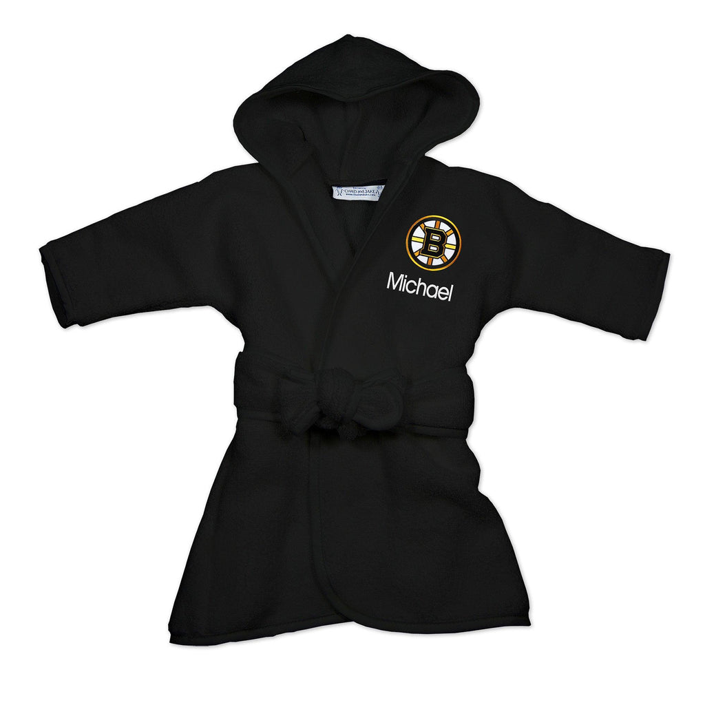 Personalized Boston Bruins Robe - Designs by Chad & Jake