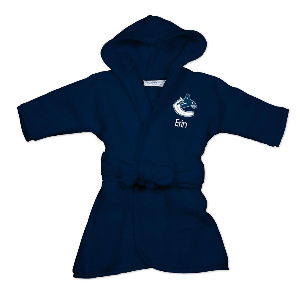 Personalized Vancouver Canucks Robe - Designs by Chad & Jake