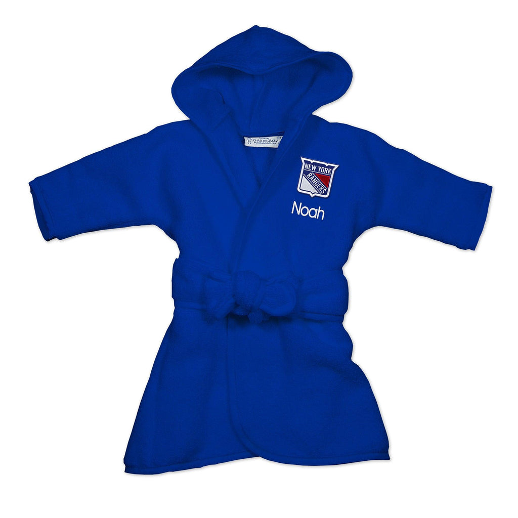 Personalized New York Rangers Robe - Designs by Chad & Jake