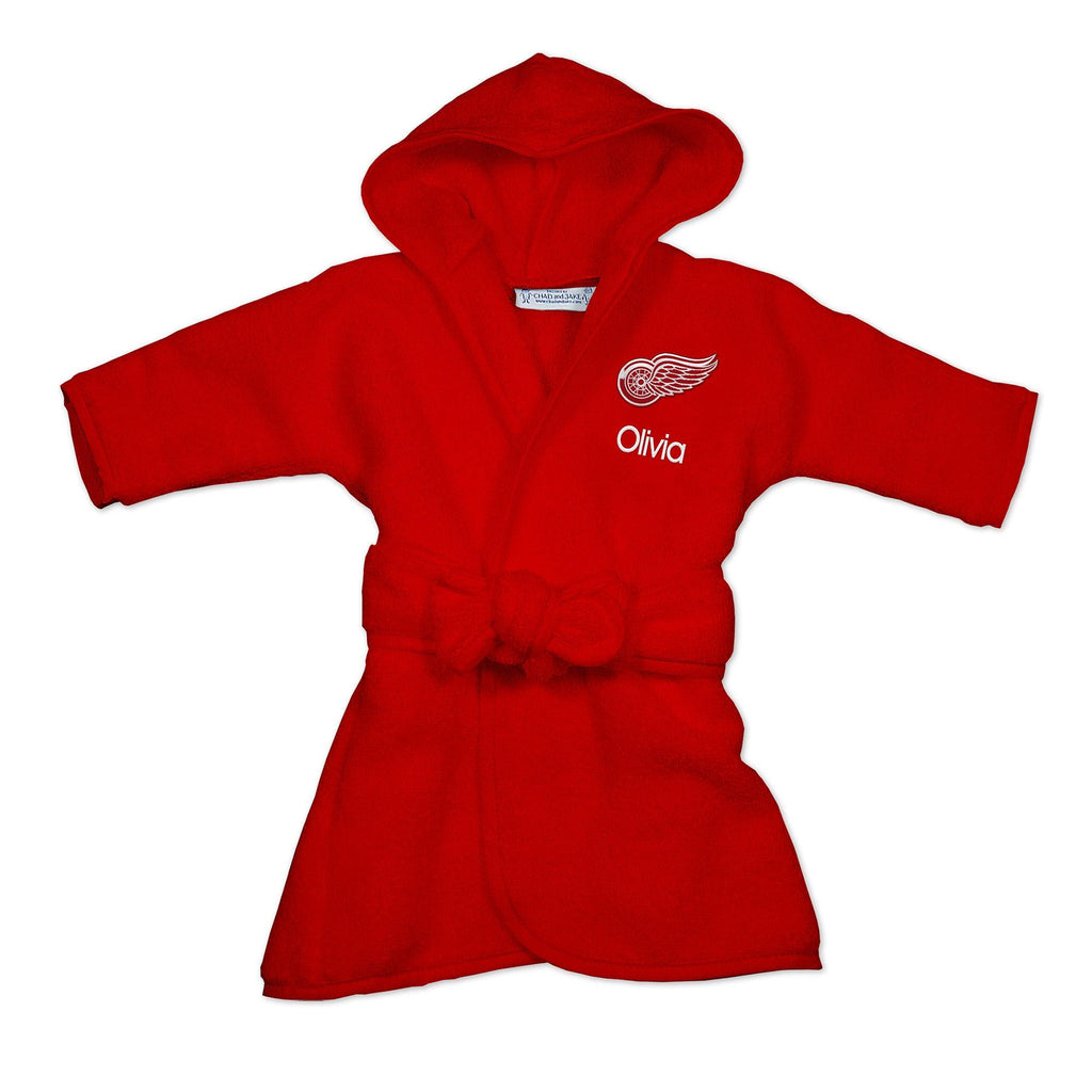Personalized Detroit Red Wings Robe - Designs by Chad & Jake