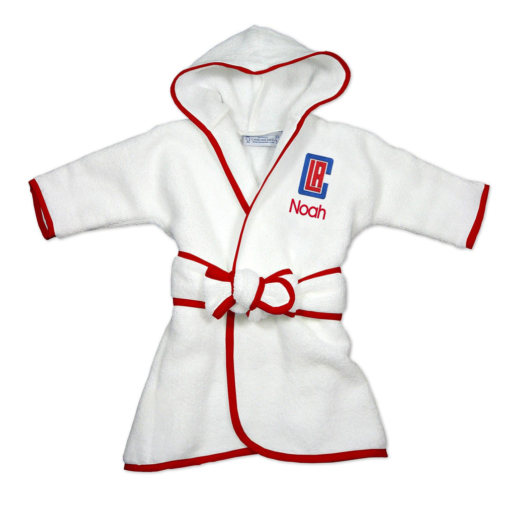 Personalized Los Angeles Clippers Robe - Designs by Chad & Jake