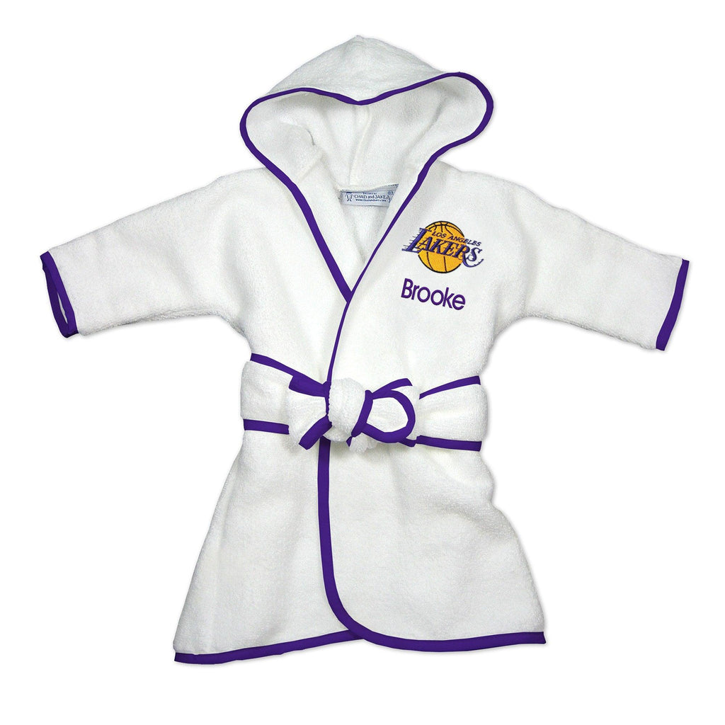 Personalized Los Angeles Lakers Robe - Designs by Chad & Jake