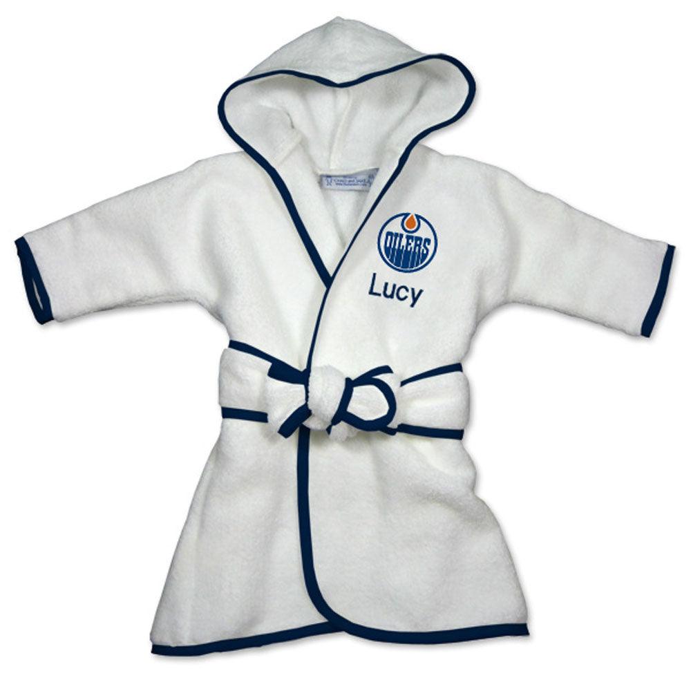 Personalized Edmonton Oilers Robe - Designs by Chad & Jake