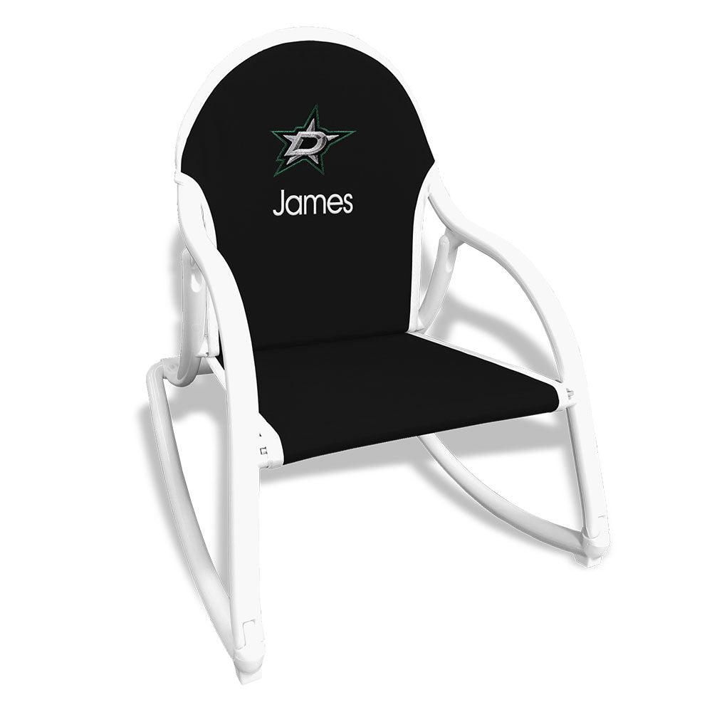 Personalized Dallas Stars Rocking Chair - Designs by Chad & Jake