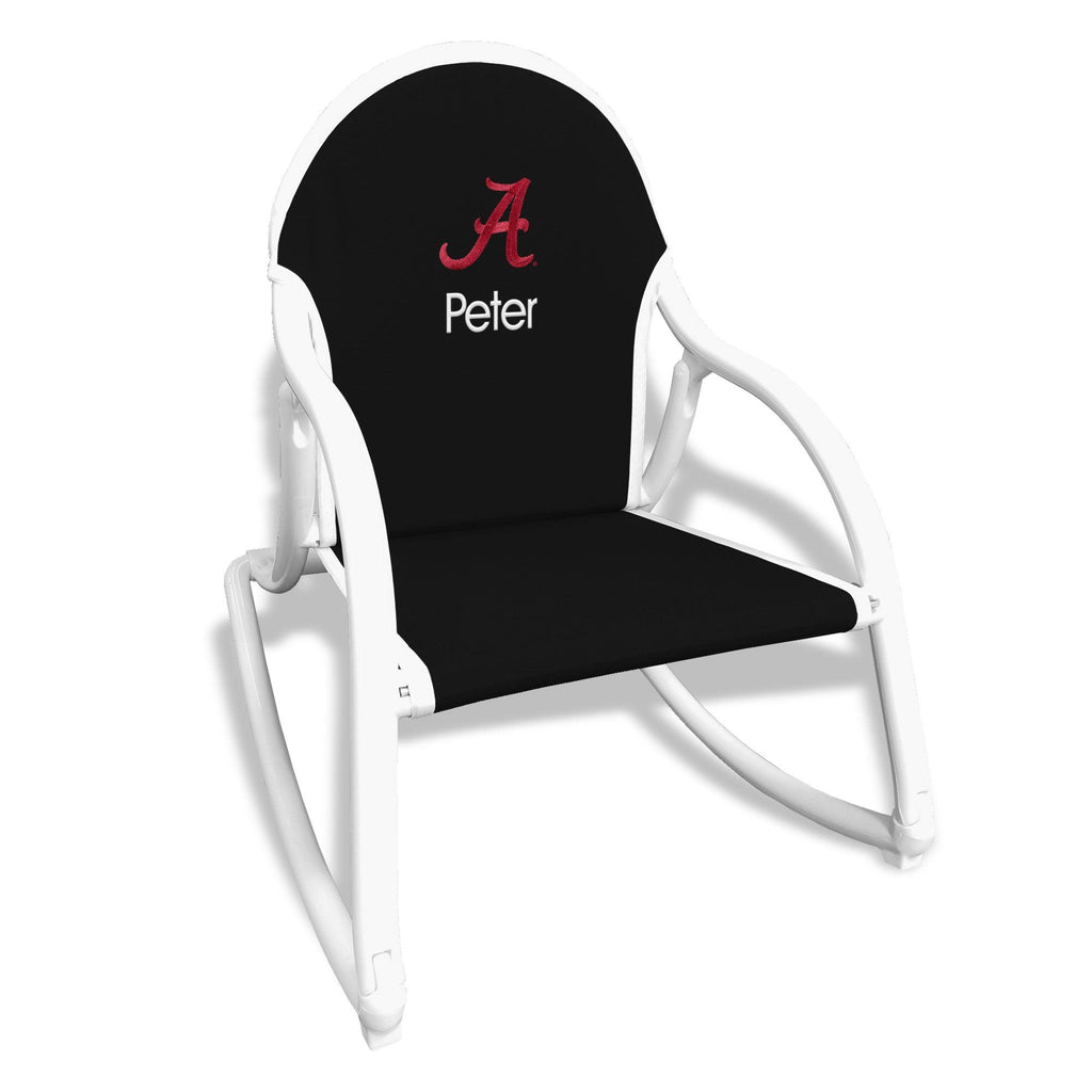 Personalized Alabama Crimson Tide Rocking Chair - Designs by Chad & Jake