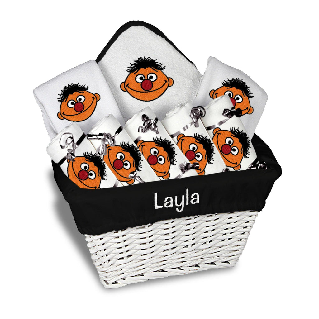 Personalized Sesame Street Ernie Large Basket - Designs by Chad & Jake