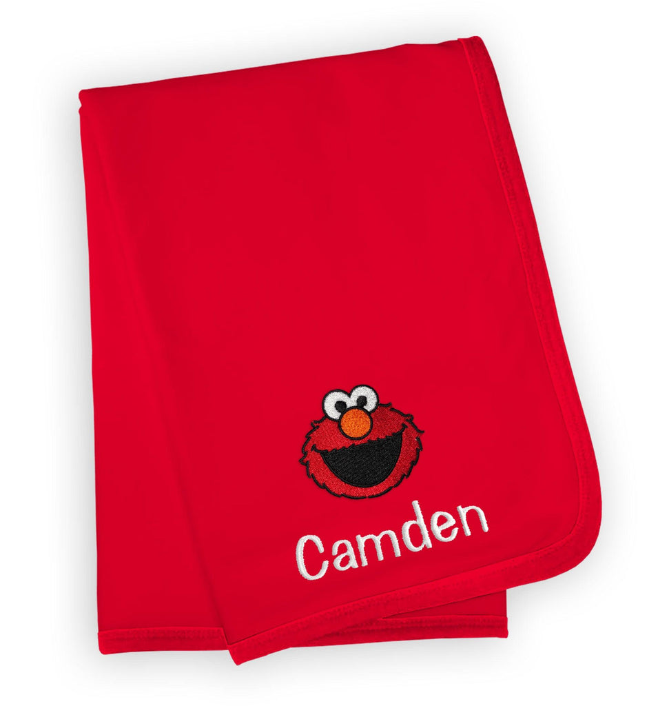 Personalized Sesame Street Elmo Blanket - Designs by Chad & Jake