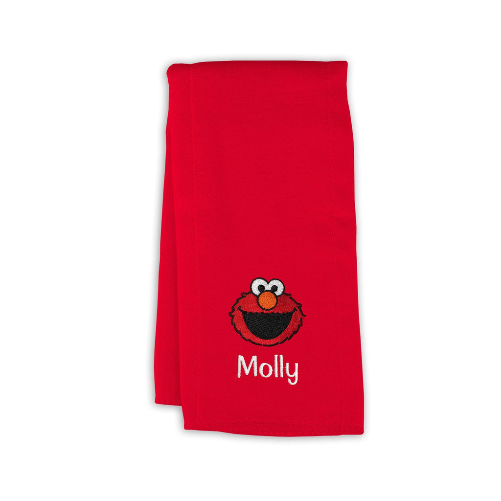 Personalized Sesame Street Elmo Burp Cloth - Designs by Chad & Jake