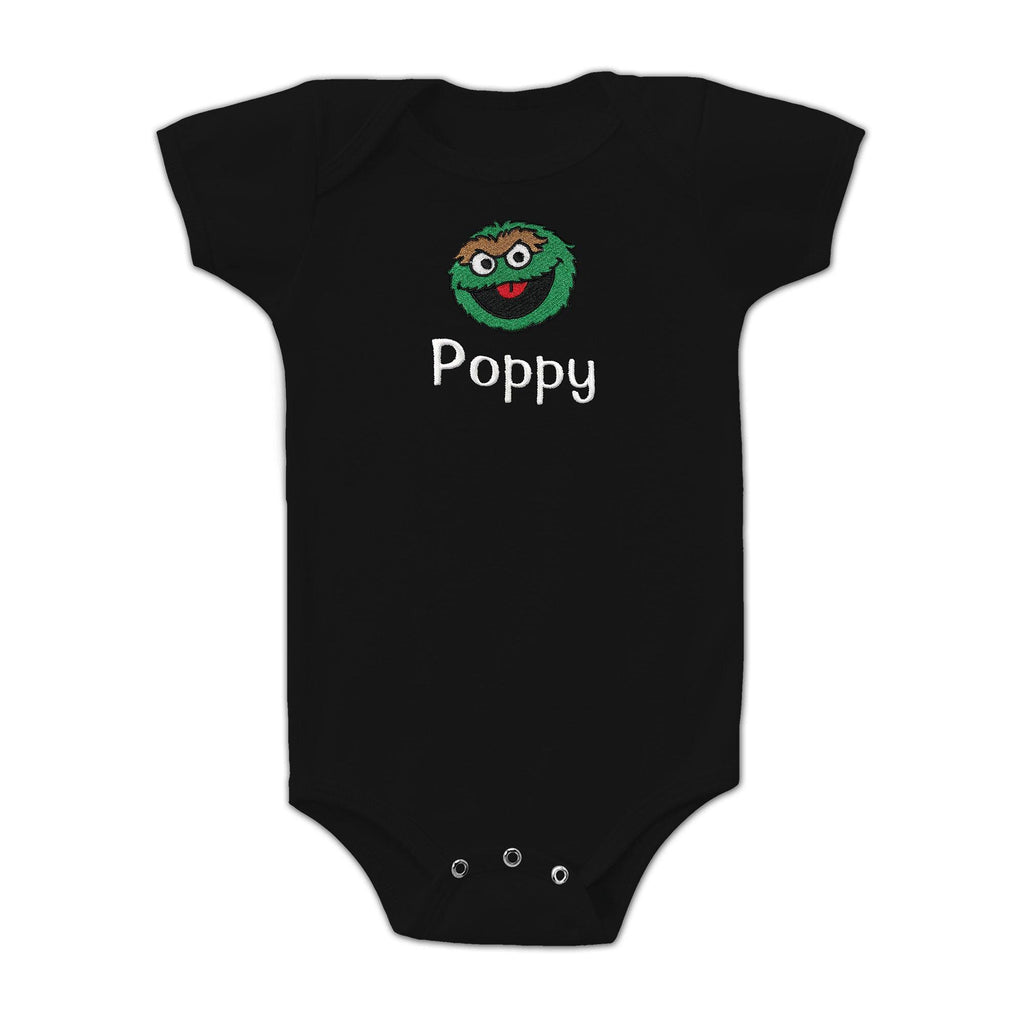 Personalized Sesame Street Oscar The Grouch Bodysuit - Designs by Chad & Jake