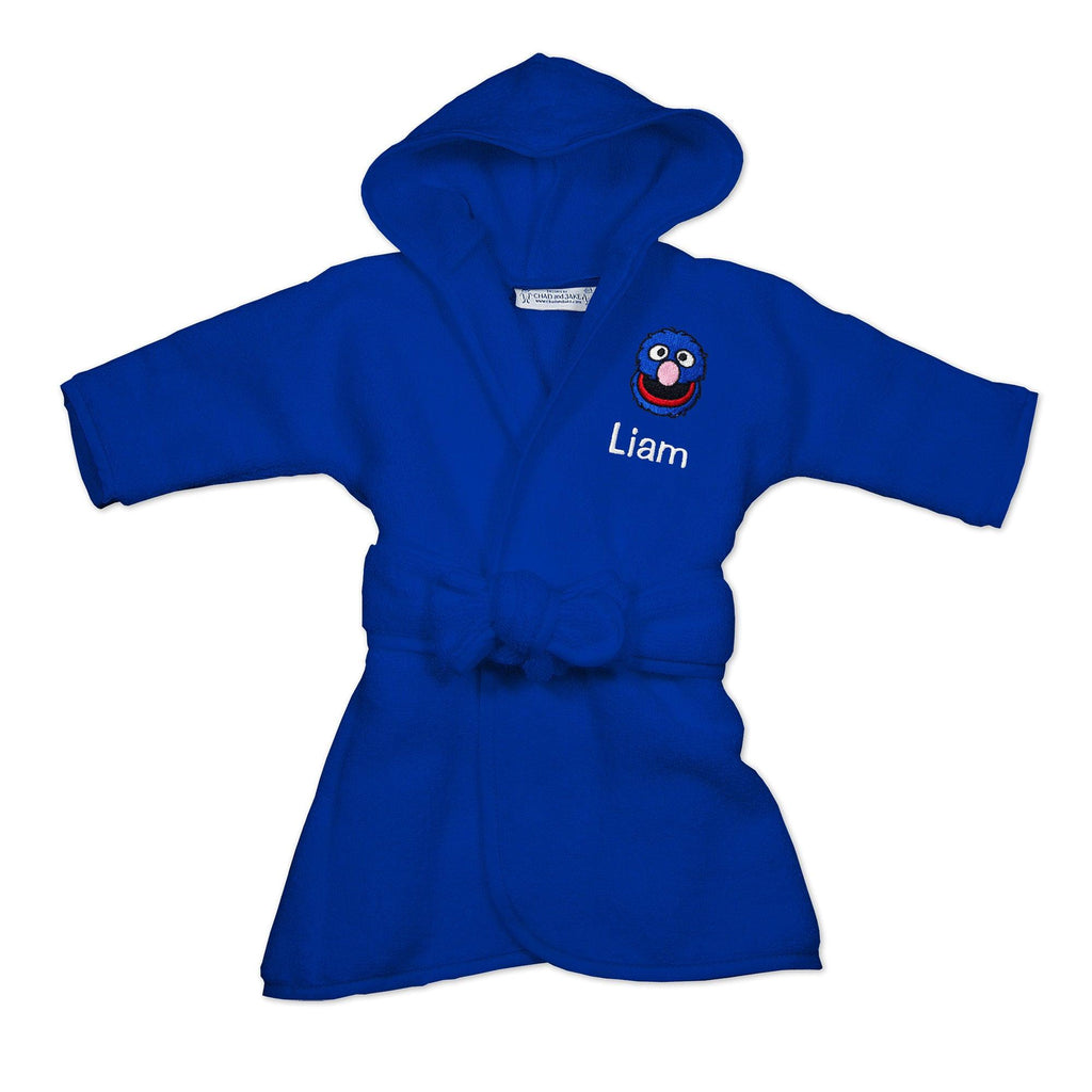 Personalized Sesame Street Grover Robe - Designs by Chad & Jake