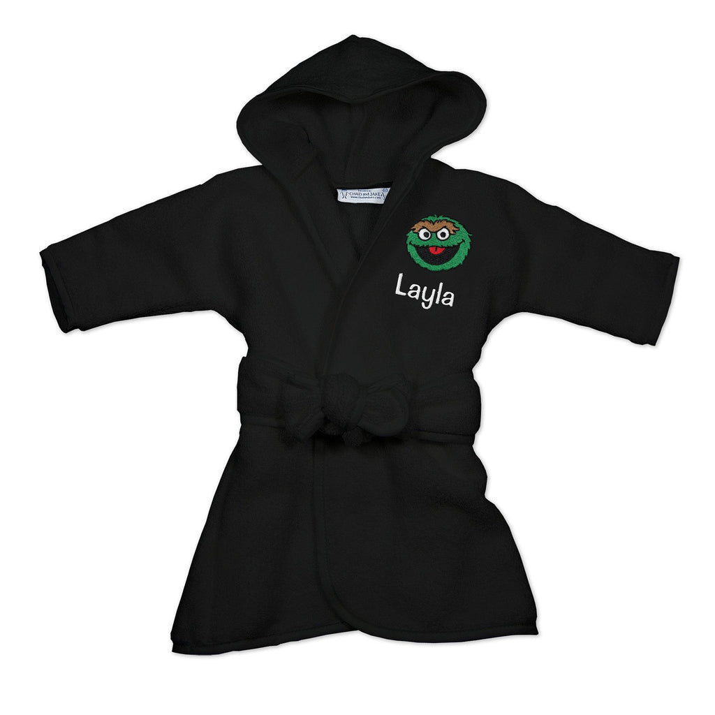 Personalized Sesame Street Oscar The Grouch Robe - Designs by Chad & Jake